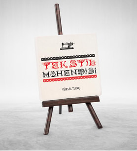 BK Gift Kişiye Özel Mesleki Tekstil Mühendisi Şovaleli Doğal Taş  4