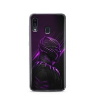 Black Panter Tasarım Süper Şeffaf Silikon Telefon Kılıfı Samsung A30