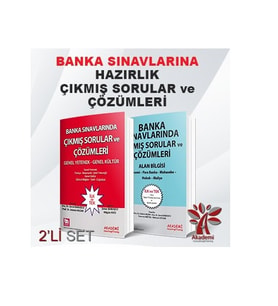 Banka Sınavlarında Çıkmış Sorular ve Çözümleri - 2'li Set