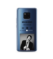 Müslüm Gürses Mp3 Tasarımlı Süper Şeffaf Silikon Telefon Kılıfı Huawei Mate 20 P