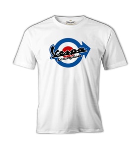 Vespa Lexington Beyaz Erkek Tshirt