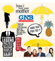 How i Met Your Mother Tasarım A5 Stickers Çıkartma PYTKSTK027 (Karışık)