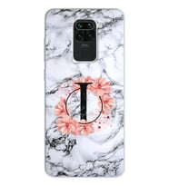 Mermer Çiçekli Harf Tasarım Süper Şeffaf Silikon Telefon Kılıfı Xiomai Redmi Not