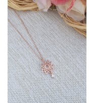 Lotus Gümüş Kolye