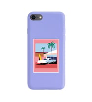 Lila Lansman Telefon Kılıfı Iphone 8