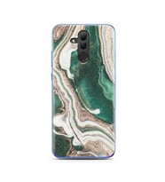 Yeşil Kumsal Tasarımlı Süper Şeffaf Silikon Telefon Kılıfı Huawei Honor 20 Lite