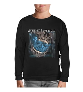 Avenged Sevenfold - Nightmare Siyah Çocuk Sweatshirt
