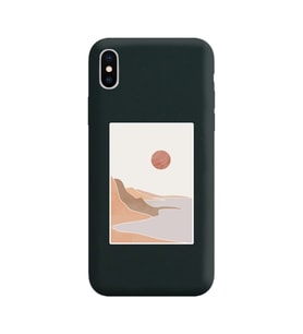 Siyah Lansman Kılıf iPhone XS