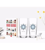 BK Gift Kişiye Özel Renkli Baskılı İsimli İkili Rakı Bardağı ve Rakı Cep Kitabı Hediye Seti-105 (Model 1)