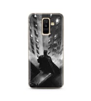 Batman Tasarım Süper Şeffaf Silikon Telefon Kılıfı Samsung A6 Plus