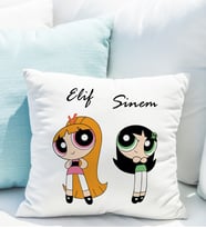 Powerpuff Girls Yastığı Kişiye Özel