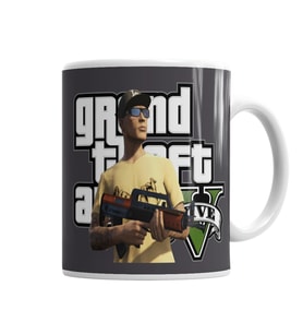 Gta San Andreas Grand  Theft Auto Gta Kupa Bardak Porselen