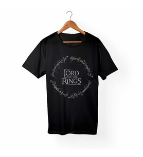 Lord Of The Rings Siyah Tişört