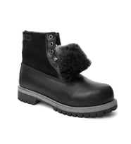 Pegia SİYAH Kadın Kar Botu 500113 PEGIA LEATHER BLACK