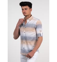 Bican Slimfit Gömlek (Kahverengi)