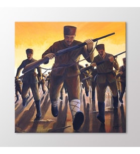 Arty Tablo Ulaşmak Bir Yere Tablo (Karışık)