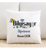 Bilgisayar Öğretmenine Özel İsimli Yastık