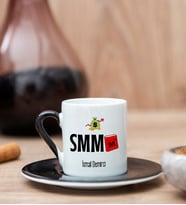 Mali Müşavir Siyah Türk Kahvesi Fincanı
