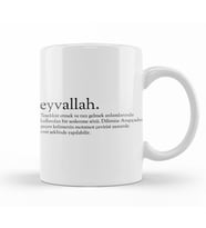 Eyvallah Kelime Kupa Bardak Porselen