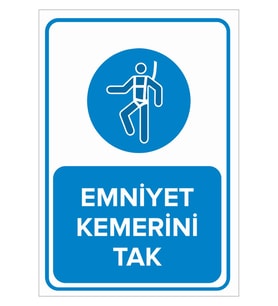 MIGNATIS - Emniyet Kemerini Tak Levhası - Sac Malzeme 50x70cm