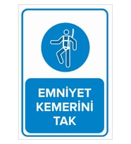 MIGNATIS - Emniyet Kemerini Tak Levhası - Sac Malzeme 50x70cm