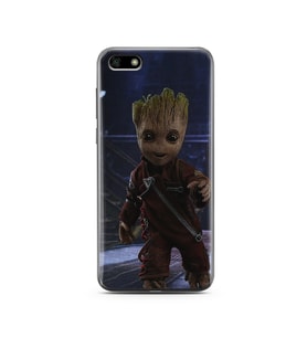 Baby Groot Tasarım Süper Şeffaf Silikon Telefon Kılıfı Huawei Y5 2018