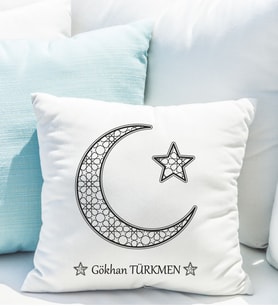 Kişiye Özel Ayyıldız Yastığı