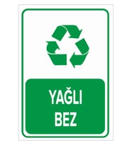 MIGNATIS - Geri Dönüşüm Yağlı Bez Levhası - Sac Malzeme 35x50cm
