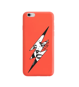 Iphone 6s Flash Tasarımlı Turuncu Lansman Telefon Kılıfı