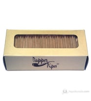 Dapper Pipes 9mm Balsa Ağacı Pipo Filtresi (40'lık Paket) (Kahverengi - Bej)