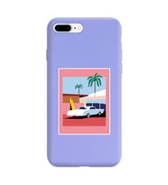 Lila Lansman Telefon Kılıfı Iphone 8 Plus