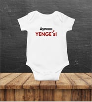 Aynıııııı Yengesi Baskılı Bebek Body Zıbın