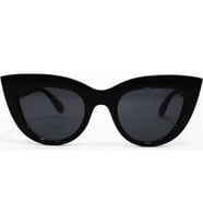Kadın Cat Eye Gözlük YUVARLAK MODEL siyah