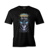 World Warcraft - Arthas Siyah Erkek Tshirt