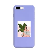 Lila Lansman Telefon Kılıfı Iphone 8 Plus