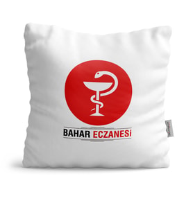 BK Gift Kişiye Özel Mesleki Eczane Dekoratif Yastık  4