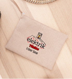 Elektrik Teknikeri Keten Bez El Çantası