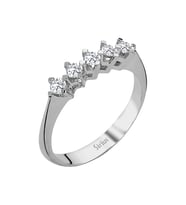 Sirius E Renk 0,29 Karat Pırlanta 5 Taş Yüzük 0717R0035
