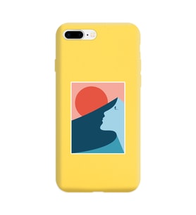 Sarı Lansman Kılıf iPhone 8 Plus
