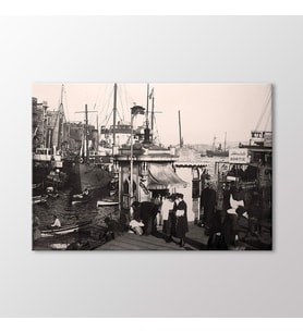 Arty Tablo Bridge Karaköy Pier, 1900 Tablo (Karışık)