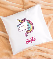 Unicorn Tasarımlı Kişiye Özel Unicorn Yastık
