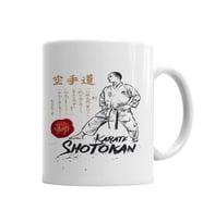 Karate Shotokan Dojo kun Kupa Bardak Porselen