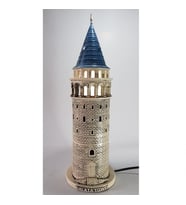 GALATA KULESİ BİBLO BEJ LAMBA 41CM