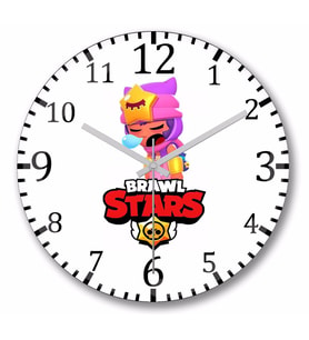 Brawl Stars  Duvar Saati Bombeli   Gercek  Cam