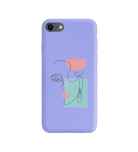 Mor Lansman Kılıf iPhone 7