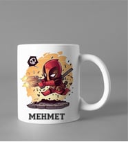 Marvel Deadpool Kupası Kişiye Özel