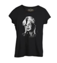 Marilyn Monroe Siyah Kadın Tshirt