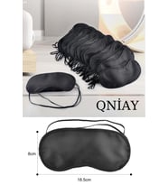 QNİAY Uyku Göz Bandı 2 Adet  Maskesi Işık Önleyici Gözlük Maske Bant