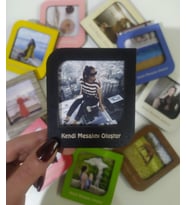 Kişiye Özel Polaroid Resim Çerçevesi (Siyah)