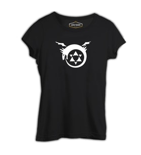 Fullmetal Alchemist Siyah Kadın Tshirt